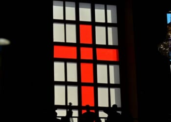 A view inside a Sudanese church in Juba, South Sudan on Feb. 4, 2023.