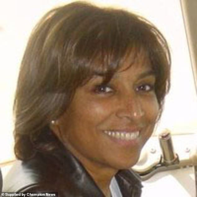 Marie Ginette Gauchenot, an international corporate lawyer, (pictured) reconnected with her nephew Jean-Michel Canarapen at her mother's funeral after not 'seeing each other for several years'