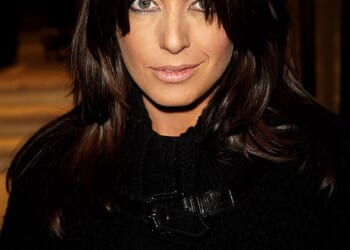 Claudia Winkleman's love of eyeliner, bronzed skin, and nude lipstick was clear from the start of her journey in the spotlight (seen in London, 2007)