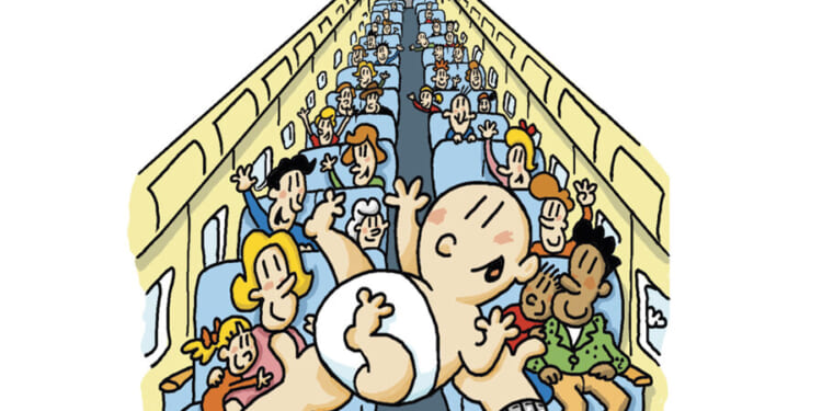 Come cry with me! A cross-country flight, a wailing baby – and communal joy.