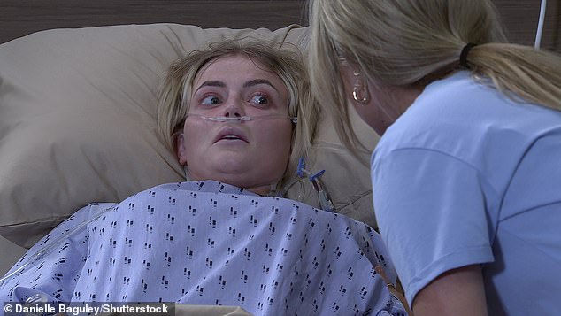 Pictured as Bethany Platt in Coronation Street