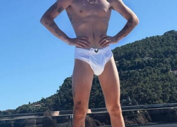 Cruz Beckham, 20, risks an embarrassing explanation with his posh parents after listening to his very explicit new single Optics which centres around drugs and sex (pictured this summer)