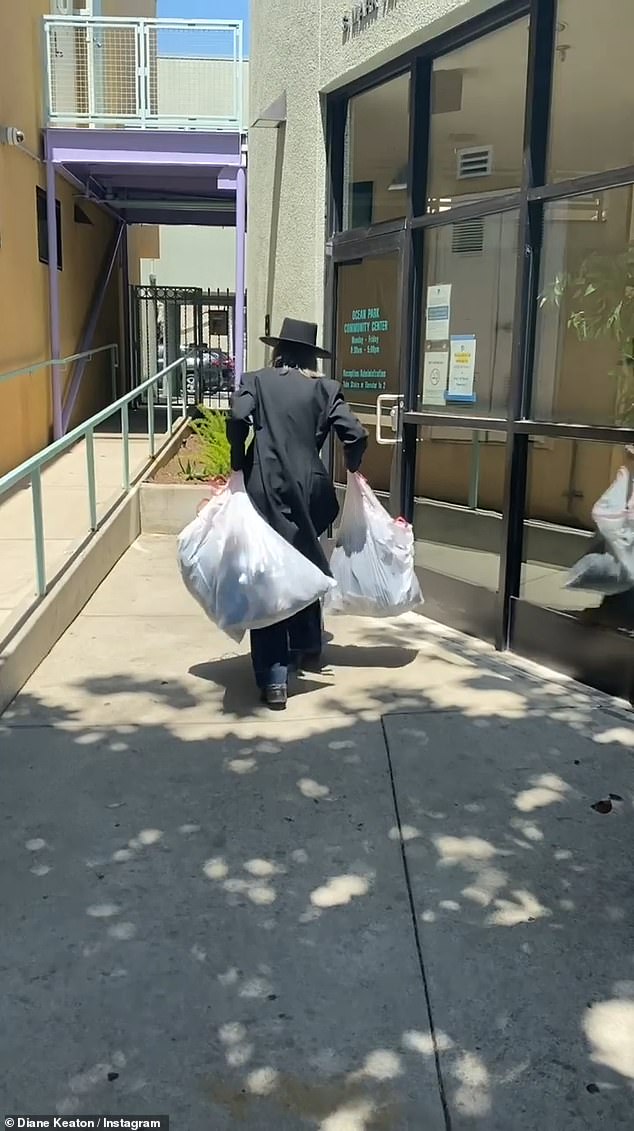 'IT'S FOR A GOOD CAUSE' she declared in the video caption