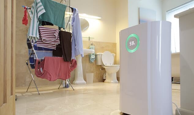 Dehumidifiers are best used in rooms where damp is a concern