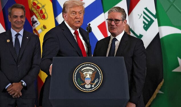 UK Prime Minister Keir Starmer endured an awkward moment alongside the US President but still received a warm welcome