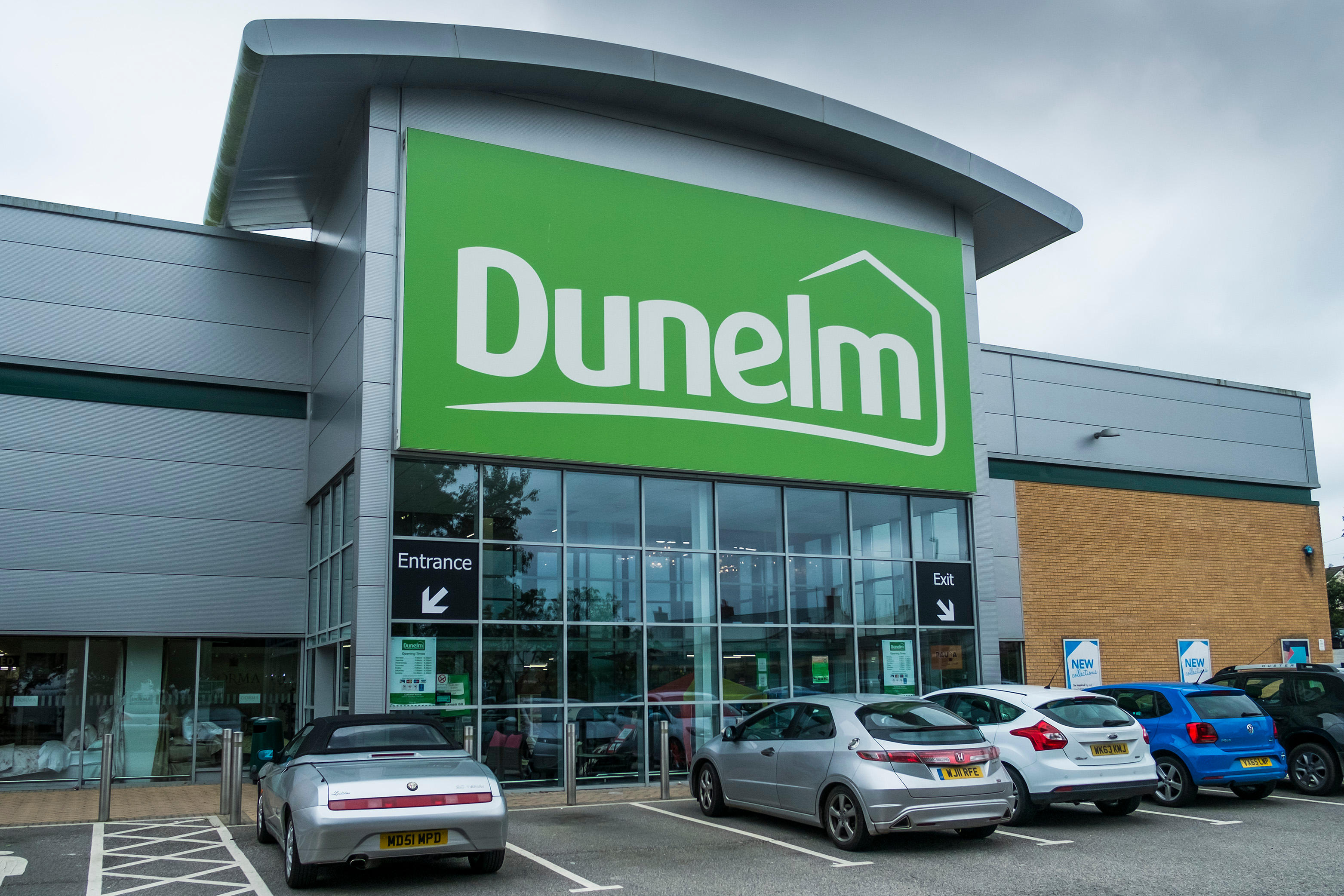 Dunelm retail outlet in Truro, Cornwall.