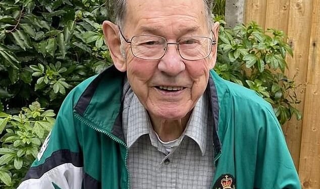 Retired Royal Engineer James Blackwood (pictured) was struck down by Clifford Cage, 50, on a residential in Rochester, Kent, on July 6, 2023