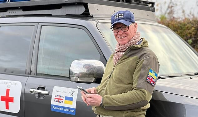 James Hewitt, 67, former Household Cavalry officer who became a social outcast after selling the story of his five-year affair with Diana, has embarked on a commendable new chapter in his life – a life which he is now putting on the line in Ukraine