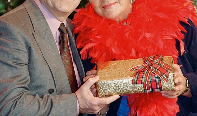 EastEnders star Pam St Clement has shared a moving tribute to her former on-screen husband Tony Caunter, after his death was announced on Tuesday (pictured in 1995)
