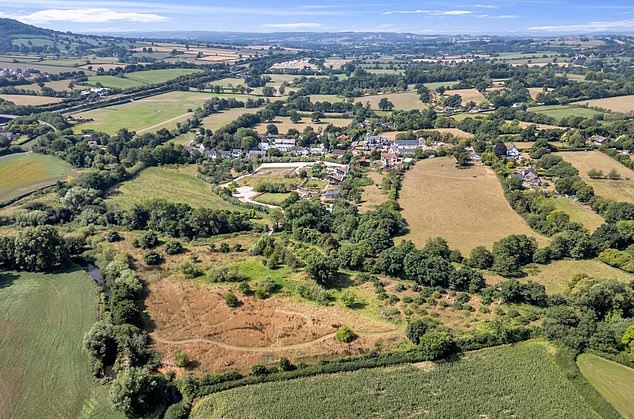 The property includes almost 16 acres of land, three and a half of which are a vineyard