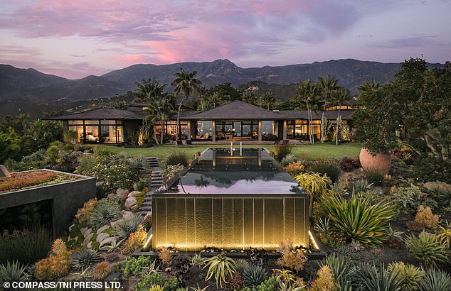 DeGeneres and de Rossi listed their Bali-inspired mansion in Montecito, California, ahead of their move to the UK. They purchased the home in 2019