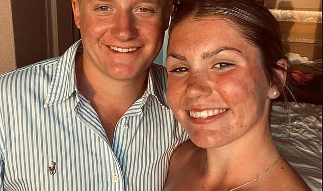 Harley Pearce, pictured with his girlfriend Holly Watts