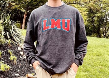 Dalton Janiczek, 21, was charged with attempted murder of a law enforcement officer after allegedly ramming down multiple cops while trying to evade a traffic stop. He is pictured wearing his Loyola Marymount University sweater