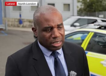 Justice Secretary David Lammy today visited Wood Green Police Station to 'thank the officers' for detaining Kebatu in his constituency area and confirmed the migrant would be 'deported this week'