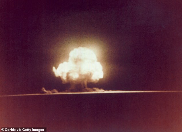 The US had been experimenting with nuclear power since the first atomic tests of the famous Manhattan Project during World War II (pictured)