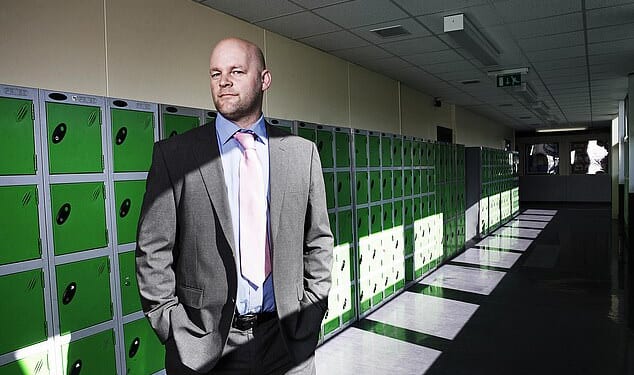 Jonny Mitchell, 53, who starred in Channel 4¿s Educating Yorkshire is embroiled in a family rift as his three children struggle to accept his relationship with a woman nearly 30 years his junior.