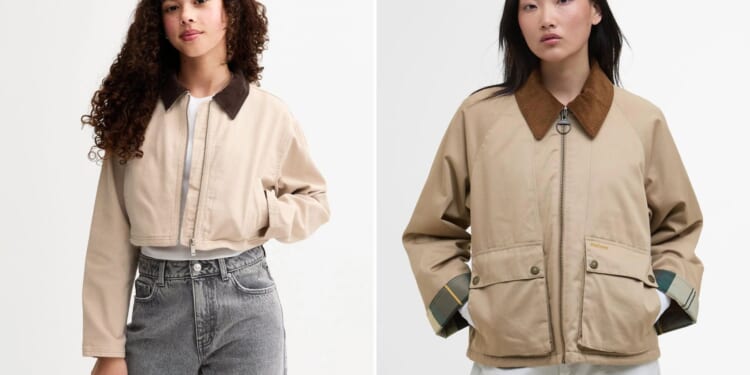 Fashion fans are rushing to snap up Barbour jacket dupe from high-street store & it's £158 cheaper than the real deal