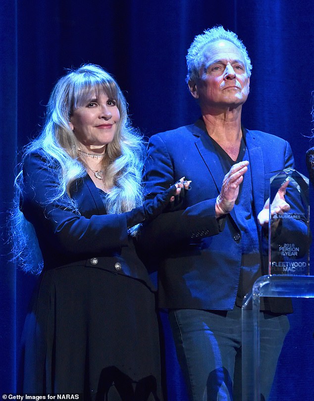 Stevie wished her former bandmate and ex-lover Lindsey a happy birthday after getting him fired from Fleetwood Mac