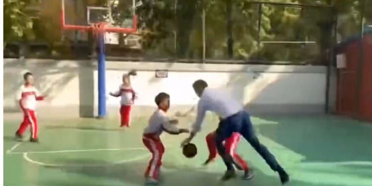 California Gov. Gavin Newsom's 2023 photo op while playing basketball with kids in China did not go as planned.