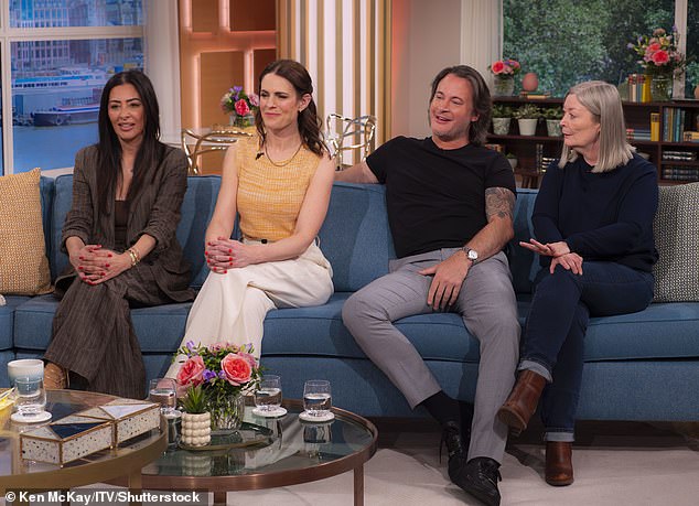 Some of its stars reunited on the sofa (pictured) on a recent episode of This Morning, for a nostalgic interview 23 years after the salacious drama first hit our screens