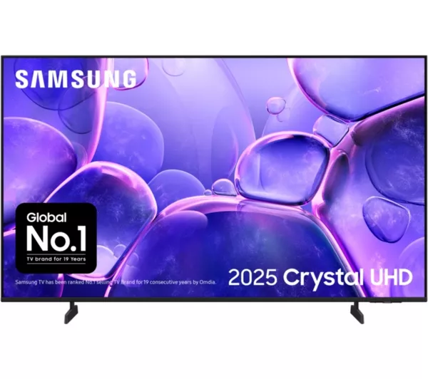 Samsung 2025 Crystal UHD TV, Global No.1 TV brand for 19 years.