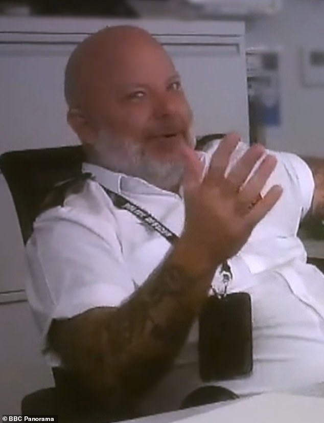 Sergeant Joe McIlvenny (pictured) was sacked after 24 years' service after he was found to have repeatedly made grossly offensive and misogynistic comments in Panorama: Undercover in the Police