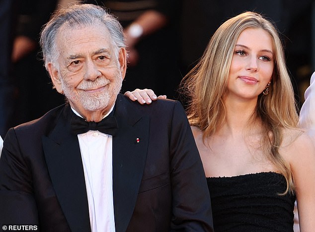 Mars is Francis Ford Coppola's granddaughter (pictured together). She appeared in his recent film Megalopolis last year and was pictured with him at the Cannes Film Festival