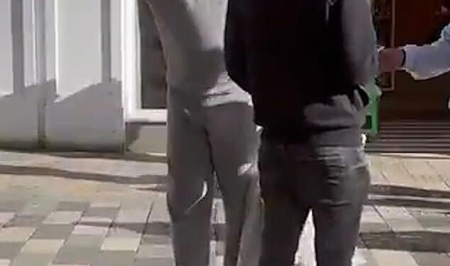 Video footage appeared to capture Kebatu (believed to be pictured in this footage) in Chelmsford town centre asking for directions from locals