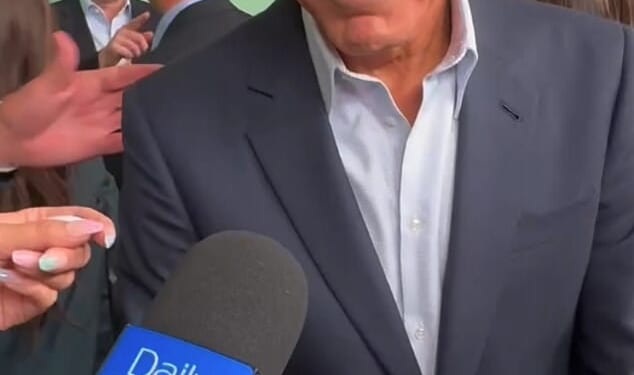 George Clooney told the Daily Mail that his life is 'normal,' despite attending his movie premiere at the New York Film Festival on Monday night