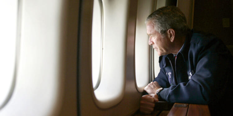 George W. Bush in the Eye of a Hurricane