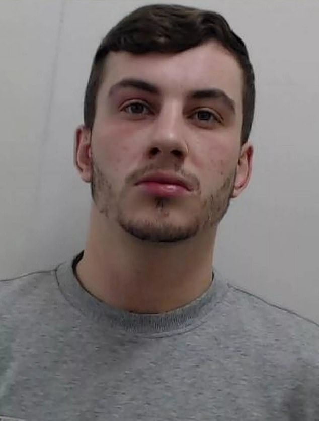 Pinchbeck is accused of sharing secret calls with inmate Joseph Hardy, 31, who was jailed for an horrific machete assault in which the victim lost a leg and suffered a fractured skull