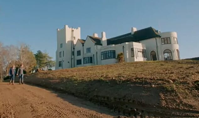 A Grand Designs couple have left locals 'aghast' with their plans to knock down a converted 17th-century folly (pictured) and build a futuristic modern castle