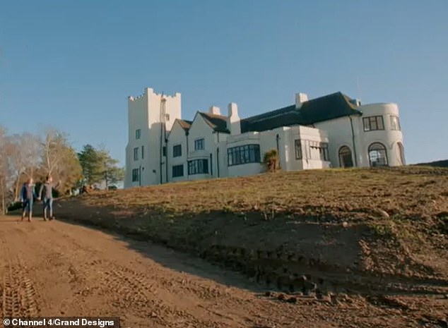 A Grand Designs couple have left locals 'aghast' with their plans to knock down a converted 17th-century folly (pictured) and build a futuristic modern castle