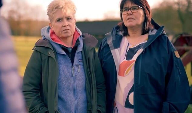 Pep (left) and Malene (right) went on Grand Designs and raced against the clock to try and get their project finished