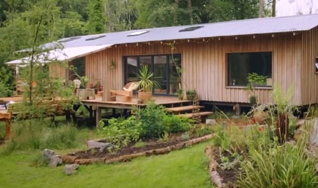 Marcus and Abi's finished completed home (pictured) was praised by Grand Designs host Kevin McCloud