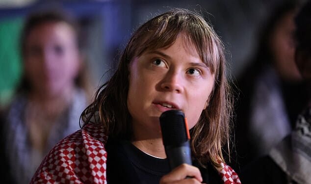 Greta Thunberg has accidentally shared an image of an Israeli hostage in a post discussing the 'suffering of Palestinian prisoners'