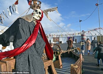 A Halloween event charging £57.50 per family ticket has been branded the 'new Willy Wonka Experience' and a 'huge disappointment' by visitors