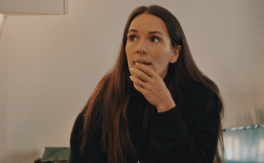 Ashley from MAFS UK looking concerned.