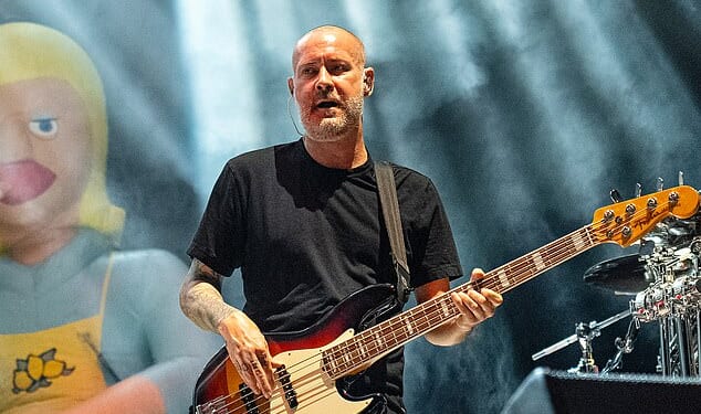 More details have come to light surrounding the tragic death of Limp Bizkit bassist Sam Rivers at age 48 (seen in 2023)