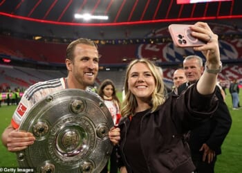Harry Kane's wife Kate has become a key factor in Bayern Munich's efforts to keep the England captain in Germany beyond next summer.