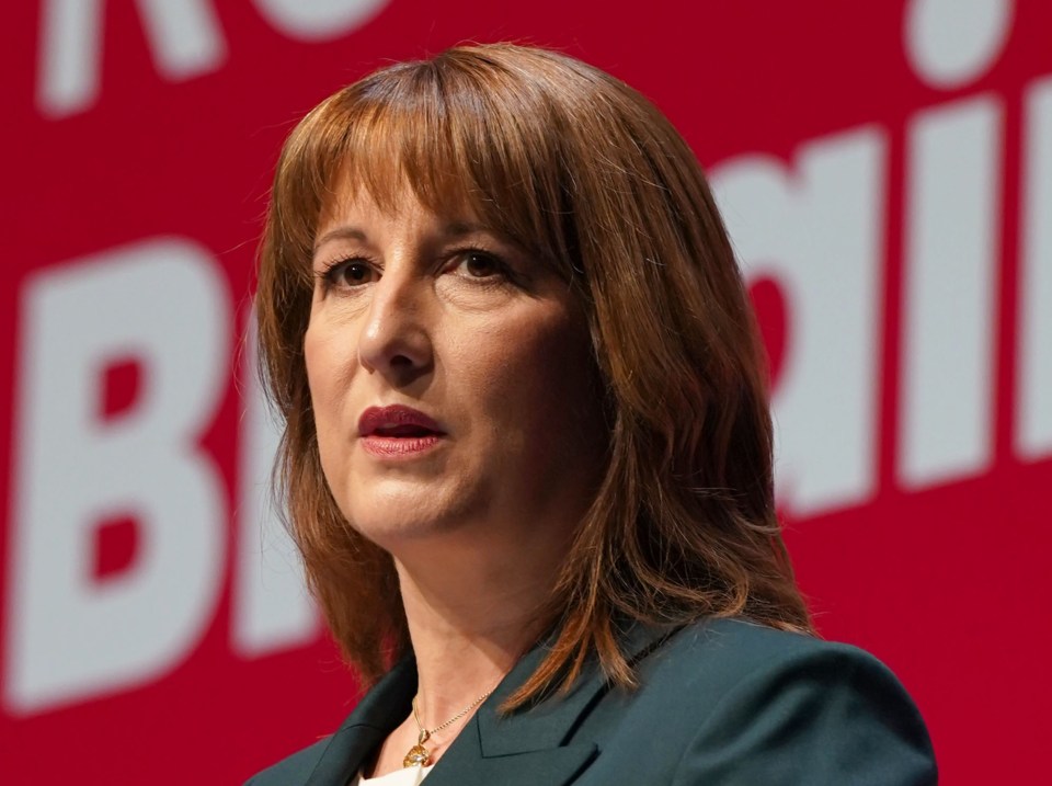 Chancellor Rachel Reeves speaking at the Labour Party conference.
