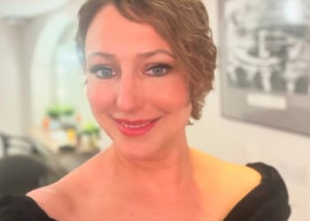 Ali Bastian said she is feeling more like herself in a glamorous snap following her brutal breast cancer battle as she headed to West Life's 25th anniversary show