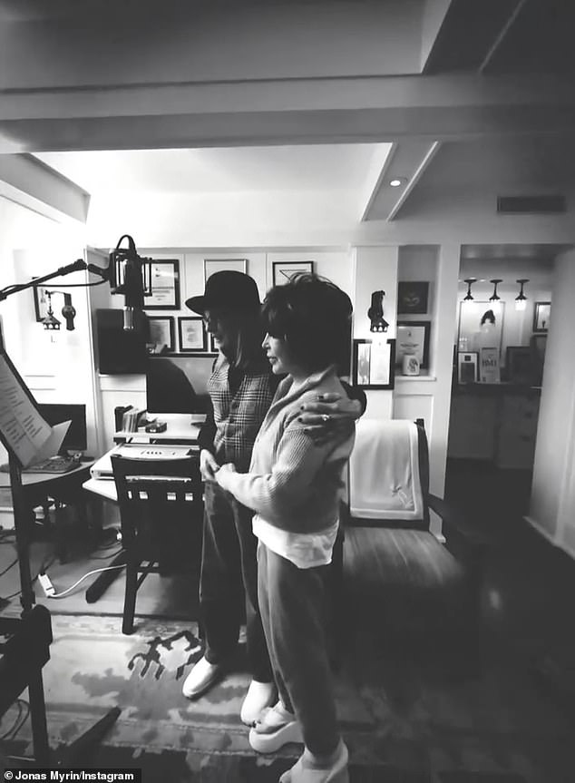 The actress, who died on October 11 at the age of 79, had performed the track First Christmas written by Carole Bayer Sager (pictured), with lyrics reflecting the painful loss of a loved one