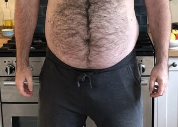 Mike reached 23.5 stone (150kg). He shed 8 stone over a four-year weight-loss journey