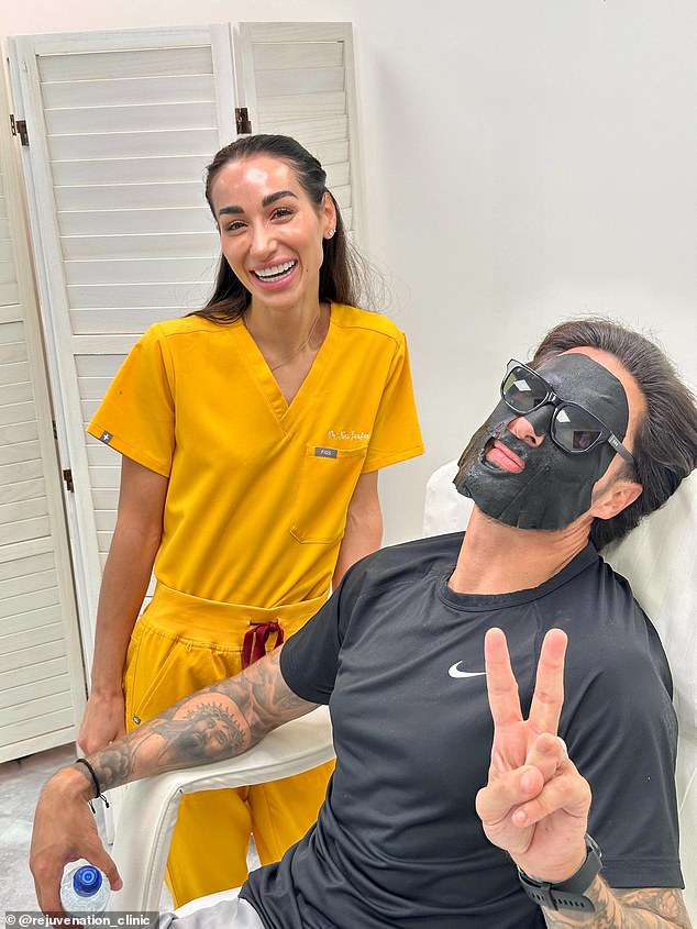 Since April he has embarked on a series of non-invasive treatments with Dr Nora Jaafar (pictured) at her Rejuvenation Clinic to totally transform and maintain his youthful appearance
