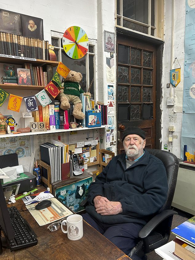 Ian Smalley, 90, has run the Tin Drum Books bookstore for 40 years and says he has seen the area change from consisting of two communities to more than 20