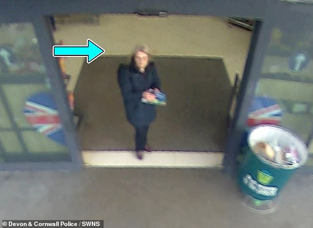Footage showed Lorna leaving the same supermarket as Davis after her own shopping trip, not knowing what fate lay in store