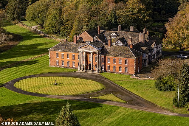 The 2,000-acre estate was unexpectedly picked to be the location of one of a dozen new towns. Pictured: Adlington Hall