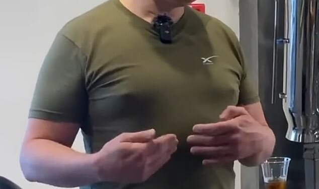 Elon Musk was targeted by social media users fixated on the shape of his chest in 2022