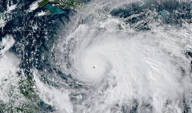 Hurricane Melissa (pictured) has the potential to cause massive destruction as it makes landfall in Jamaica today, scientists have warned.